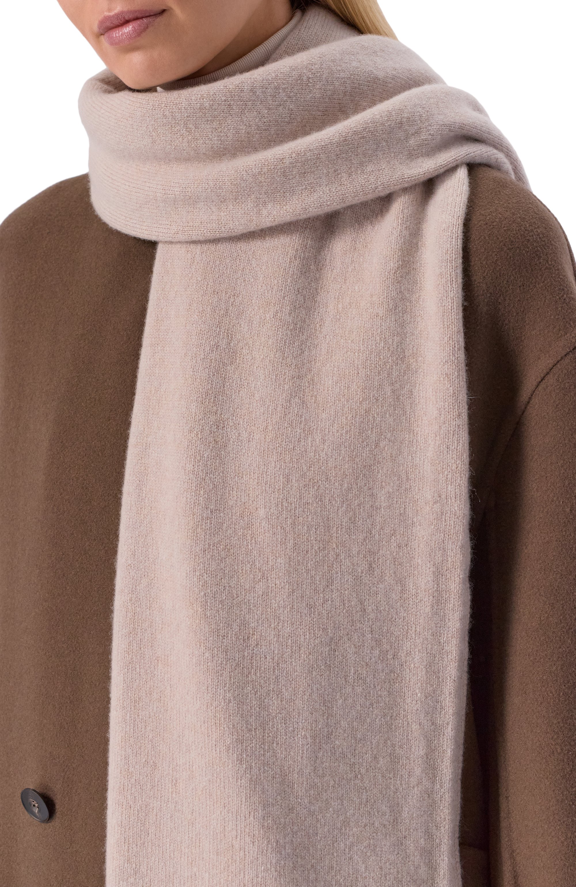 Шарф luna из шерсти и кашемира CANOE, арт. 4504853, фото 2