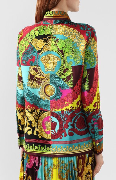 Шелковая рубашка VERSACE, арт. A82662/A230933, фото 4