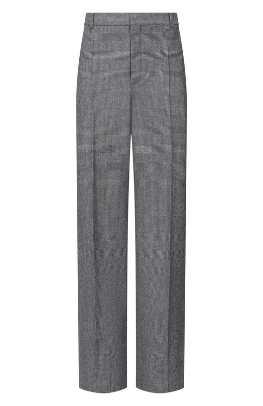 Шерстяные брюки Saint Laurent 844153/Y5H54 Серый 844153/Y5H54