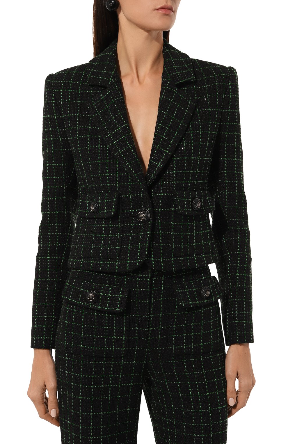 Жакет из шелка и хлопка ELIE SAAB, арт. J0041N, фото 3