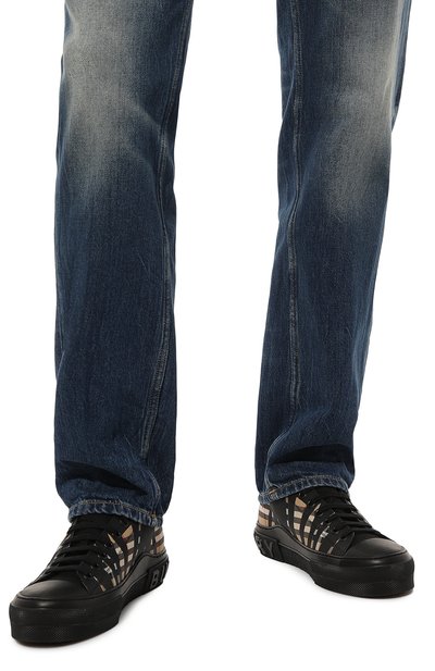 Комбинированные кеды jack BURBERRY, арт. 8070831, фото 3