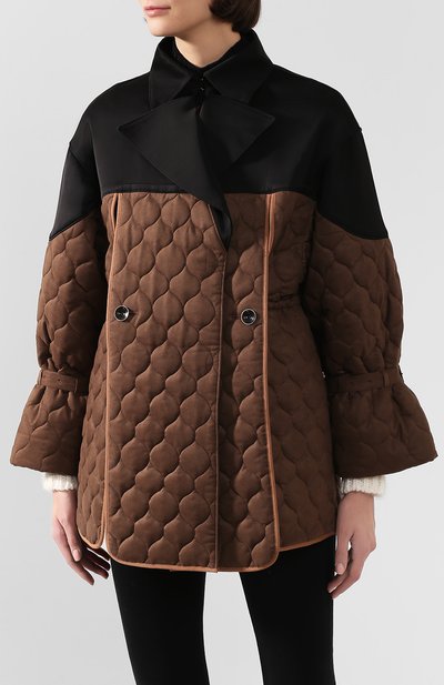 Куртка из смеси вискозы и шерсти AKIRA NAKA, арт. AW1901-BR, фото 3