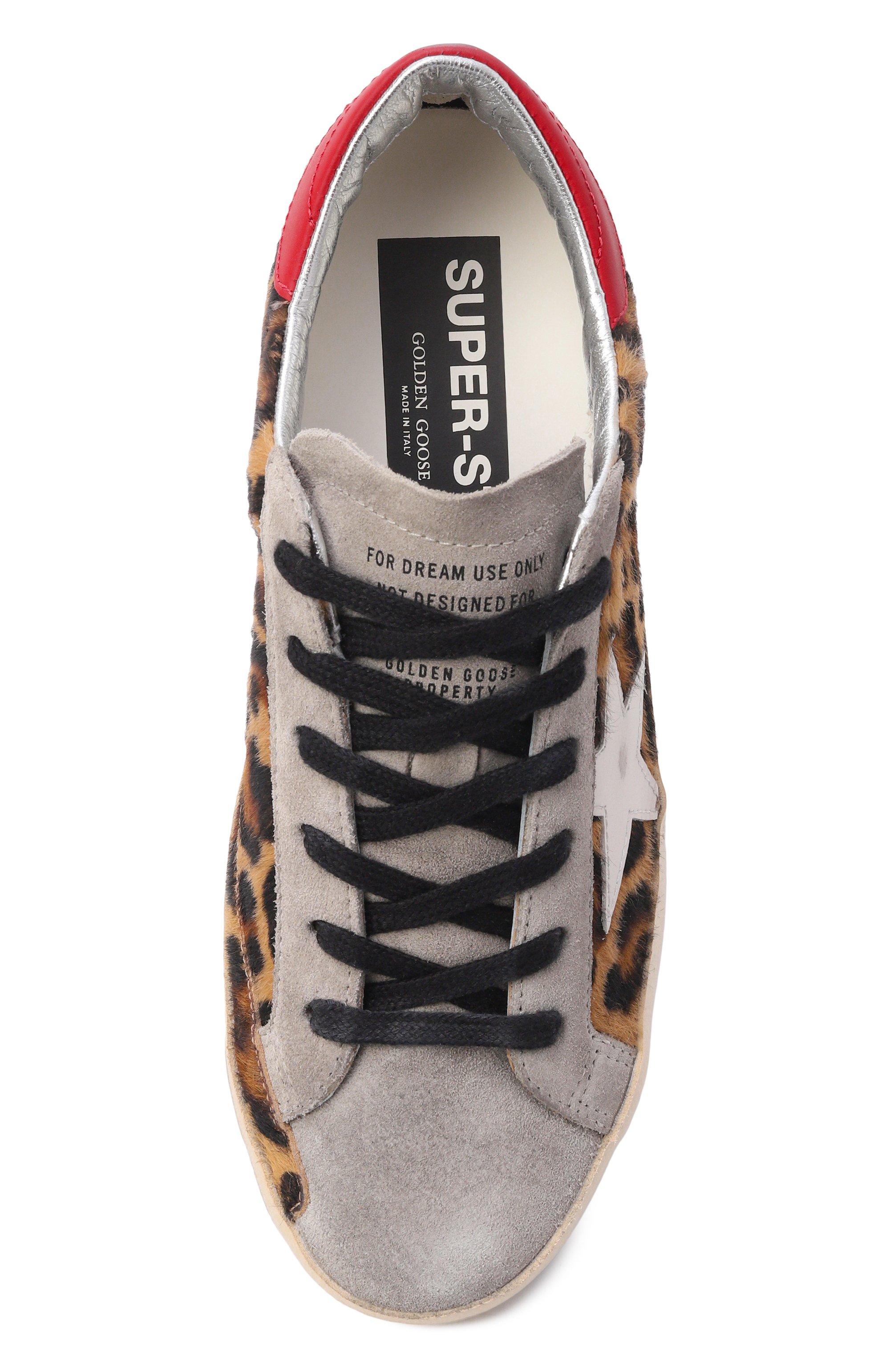 Кожаные кеды super-star GOLDEN GOOSE DELUXE BRAND, арт. GWF00101.F008103, фото 6