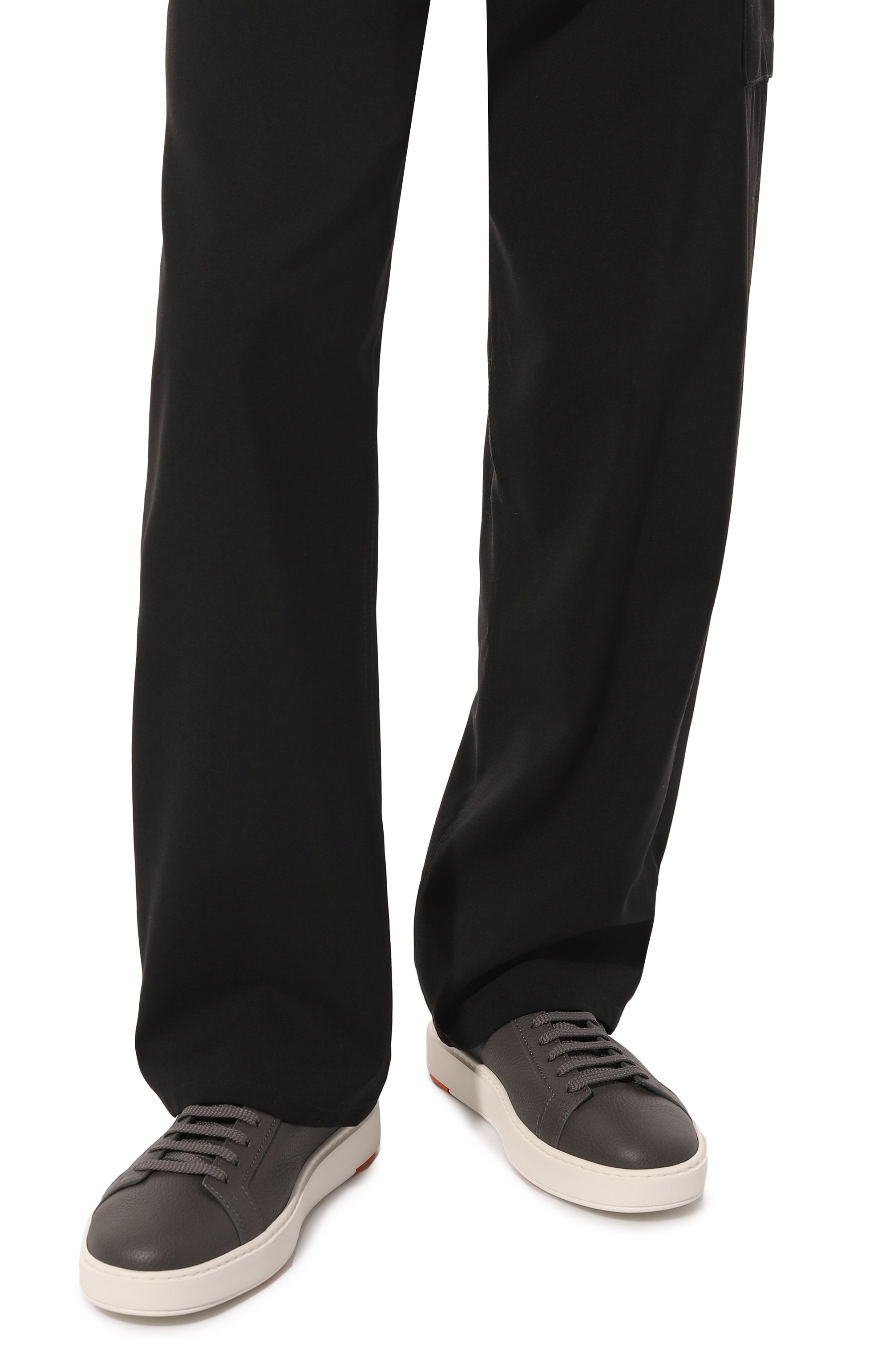 Кожаные кеды cleanic SANTONI, арт. MBCD21571BARCSB4N01, фото 3