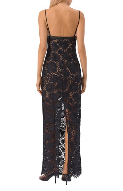 Платье SELF-PORTRAIT черного цвета по цене 92500 руб., арт. AW25096XB, фото 3 Платье SELF-PORTRAIT, арт. AW25096XB, фото 3