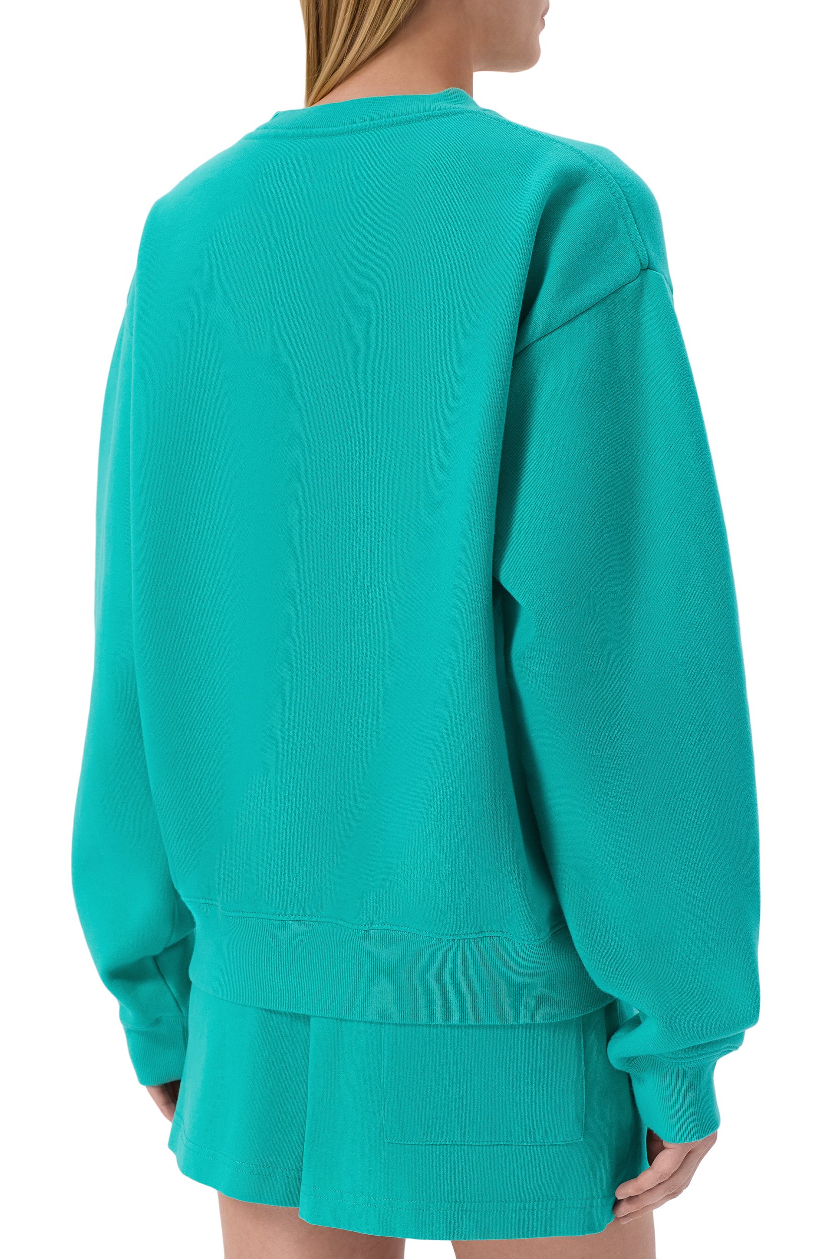 Хлопковый свитшот SPORTY AND RICH, арт. ST098712185GR02, фото 4
