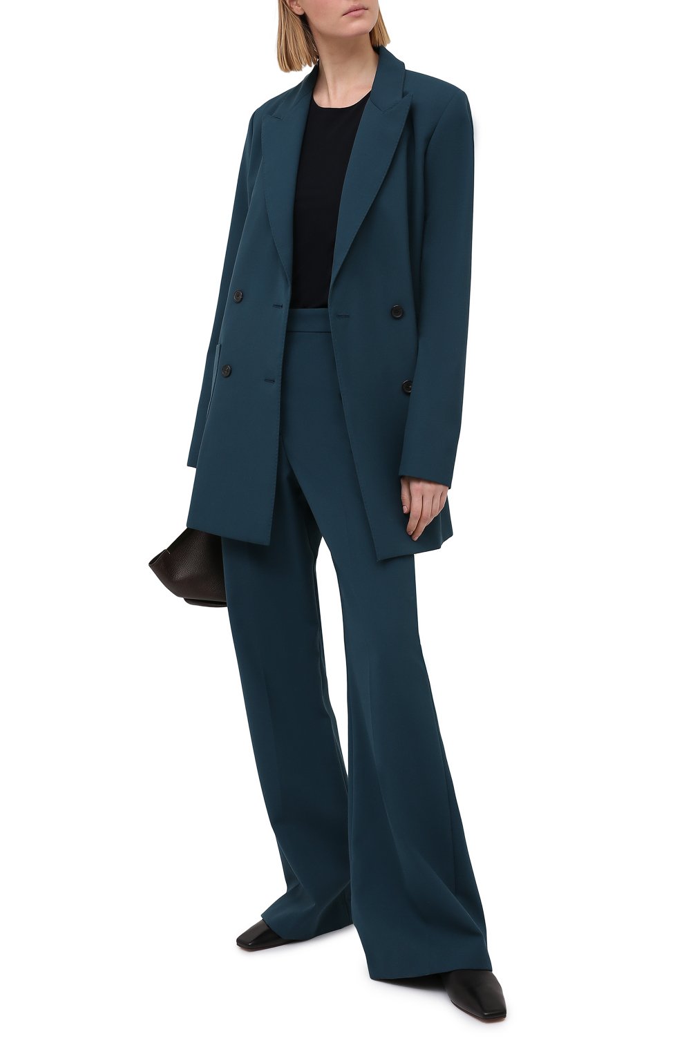 Топ JIL SANDER черного цвета по цене 26350 руб., арт. JSPS705036-WS477108, фото 2 Топ JIL SANDER, арт. JSPS705036-WS477108, фото 2