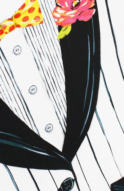 Хлопковое платье MOSCHINO, арт. HDV07P/LBA00/4A-8A, фото 3