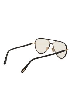 Женские оправа TOM FORD черного цвета, арт. TF5897-B 001 | Фото 5 (Региональные ограничения белый список (Axapta Mercury): Не проставлено; Материал: Металл, Пластик; Нос: Не проставлено; Тип очков: Оправа; Кросс-КТ: Оправы-унисекс; Очки форма: Авиаторы; Оптика Гендер: оптика-унисекс)