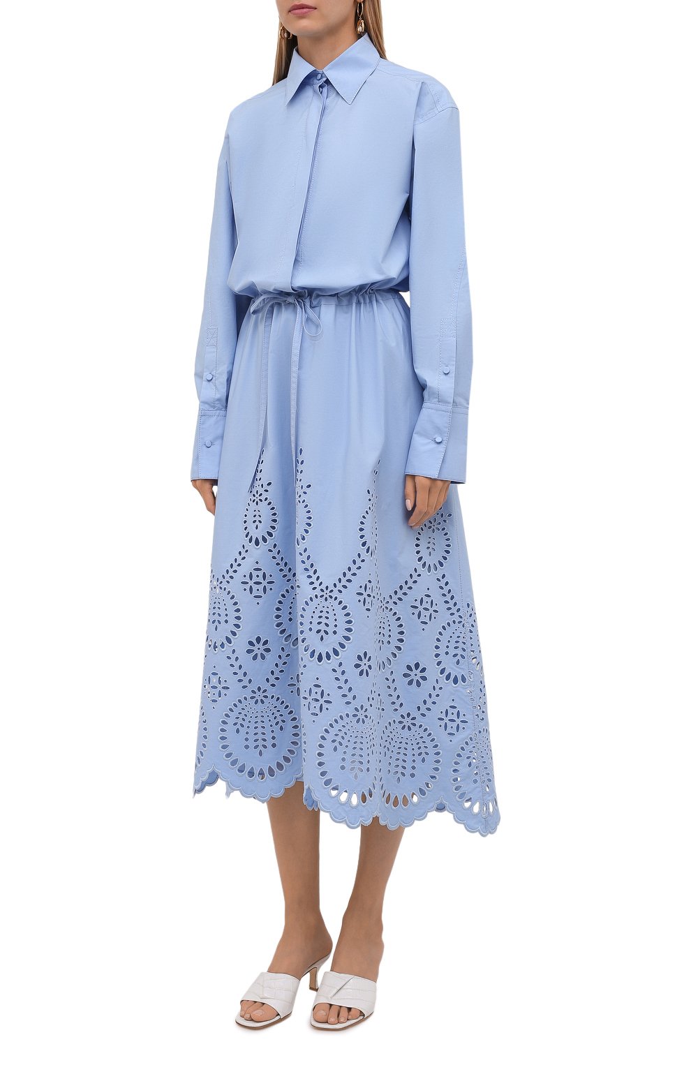 Хлопковое платье VALENTINO, арт. WB3VAW736H5, фото 3