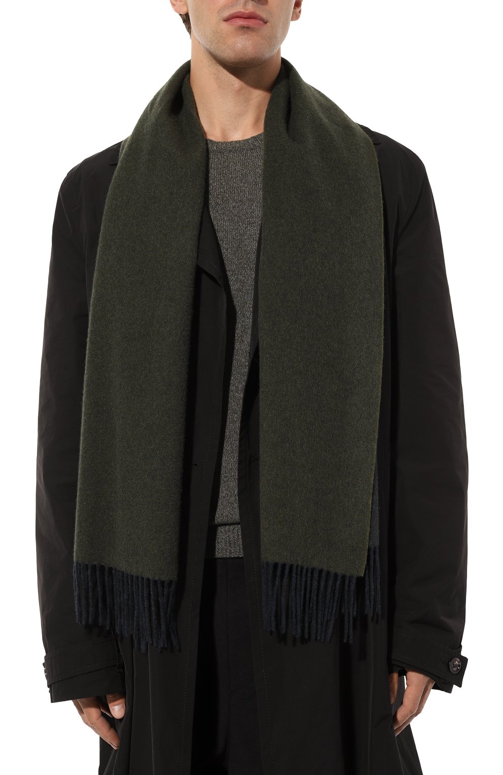 Двусторонний шарф из кашемира KITON, арт. USCIACXC1023, фото 2