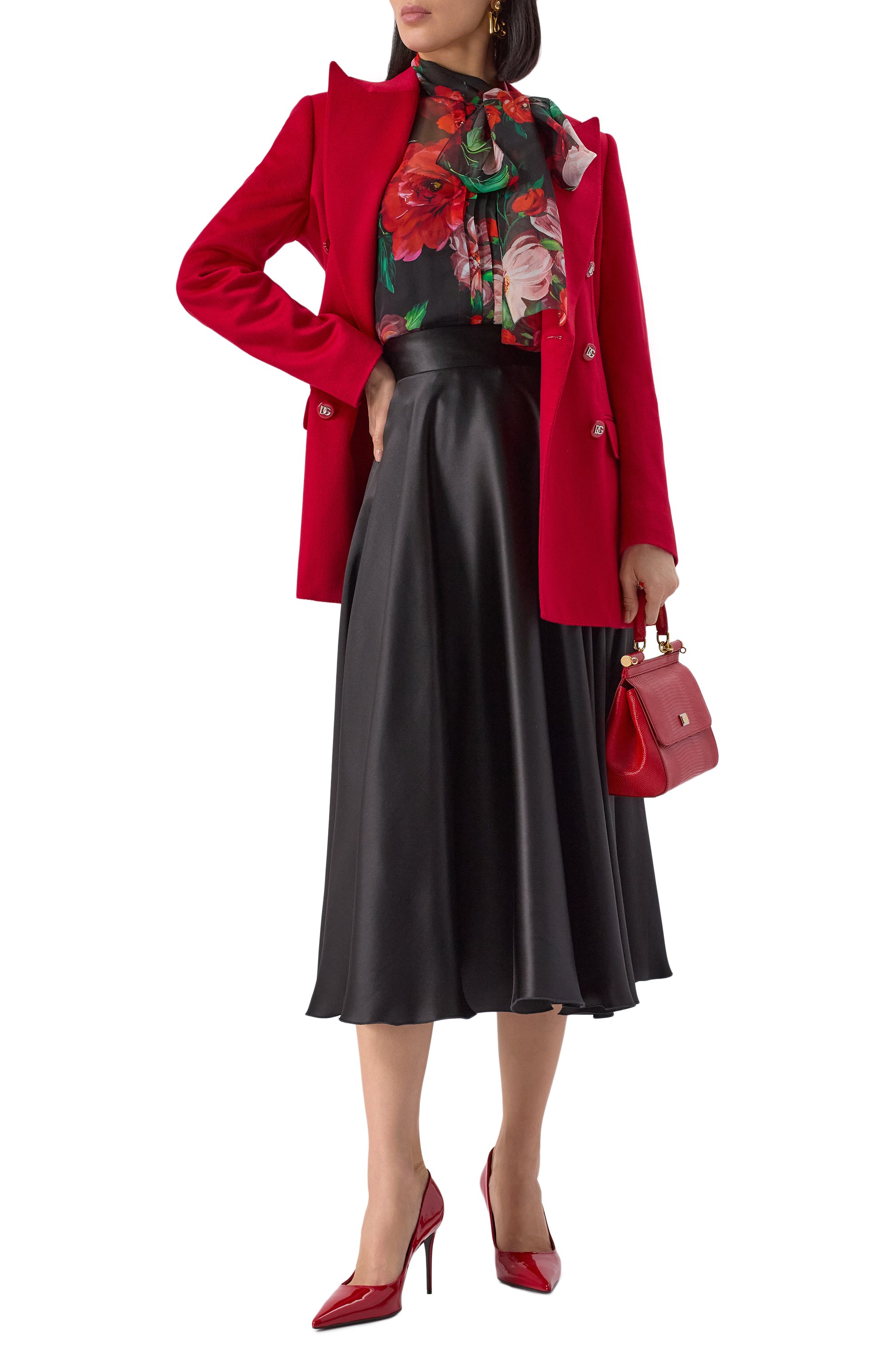 Шелковая блузка DOLCE & GABBANA, арт. F5S61T/IS1Y6, фото 2