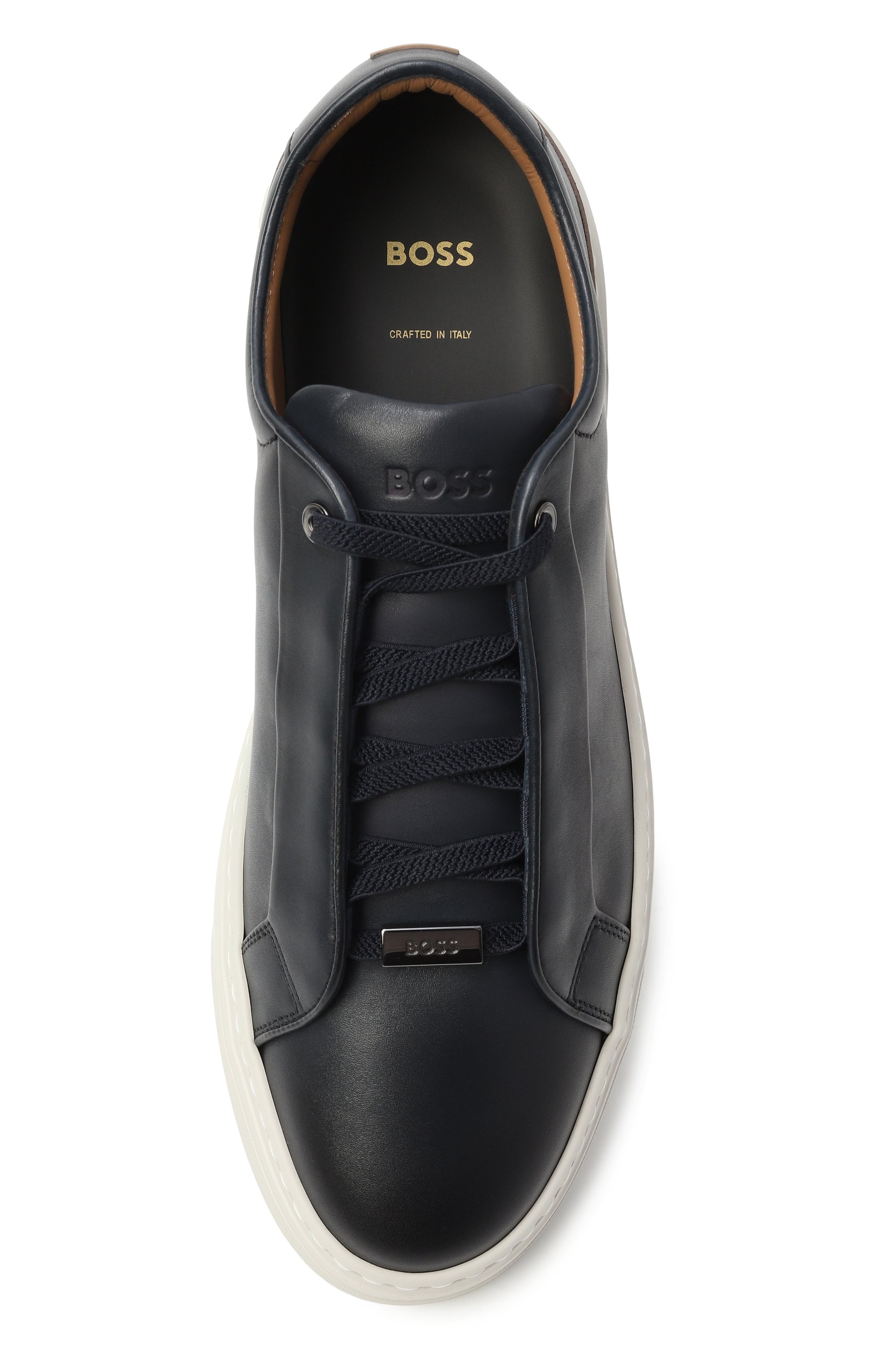 Кожаные кеды gary BOSS, арт. 50546855, фото 6