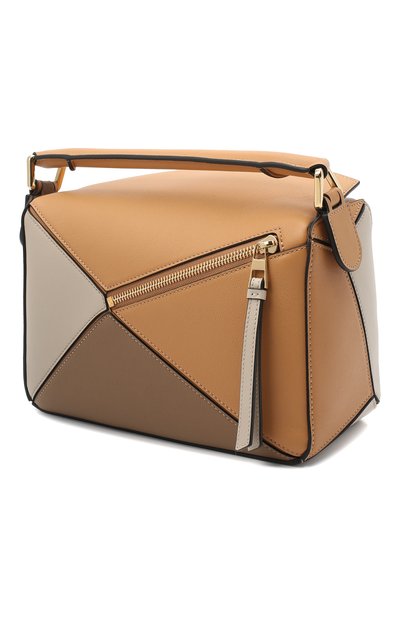 Сумка puzzle small LOEWE темно-бежевого цвета по цене 299500 руб., арт. A510S21X50, фото 3 Сумка puzzle small LOEWE, арт. A510S21X50, фото 3