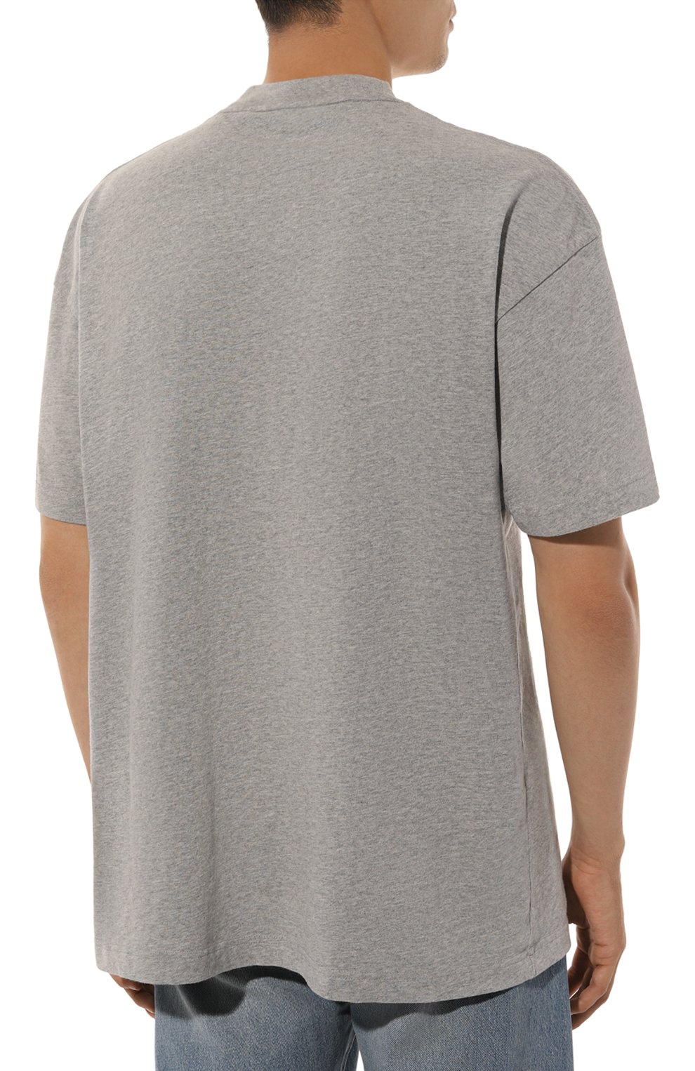 Хлопковая футболка PALM ANGELS, арт. PMAA001F24JER006, фото 4