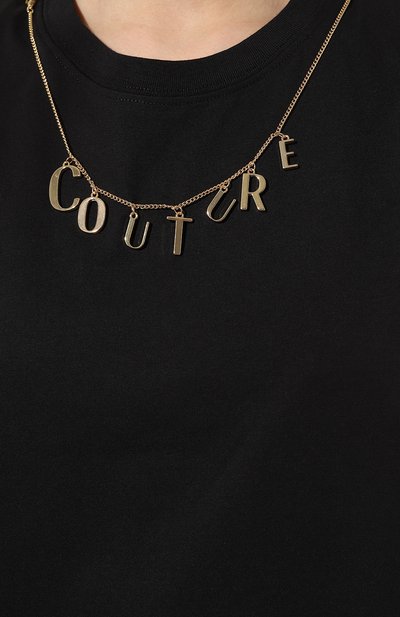 Хлопковая футболка VERSACE JEANS COUTURE, арт. 74HAHE06/CJ00E, фото 5