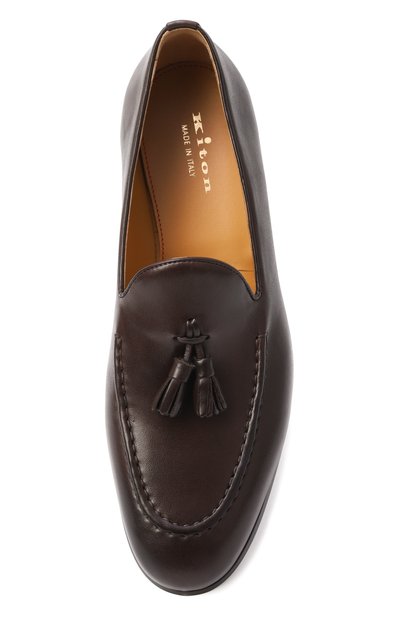 Кожаные лоферы KITON, арт. USSA083N0114306, фото 5