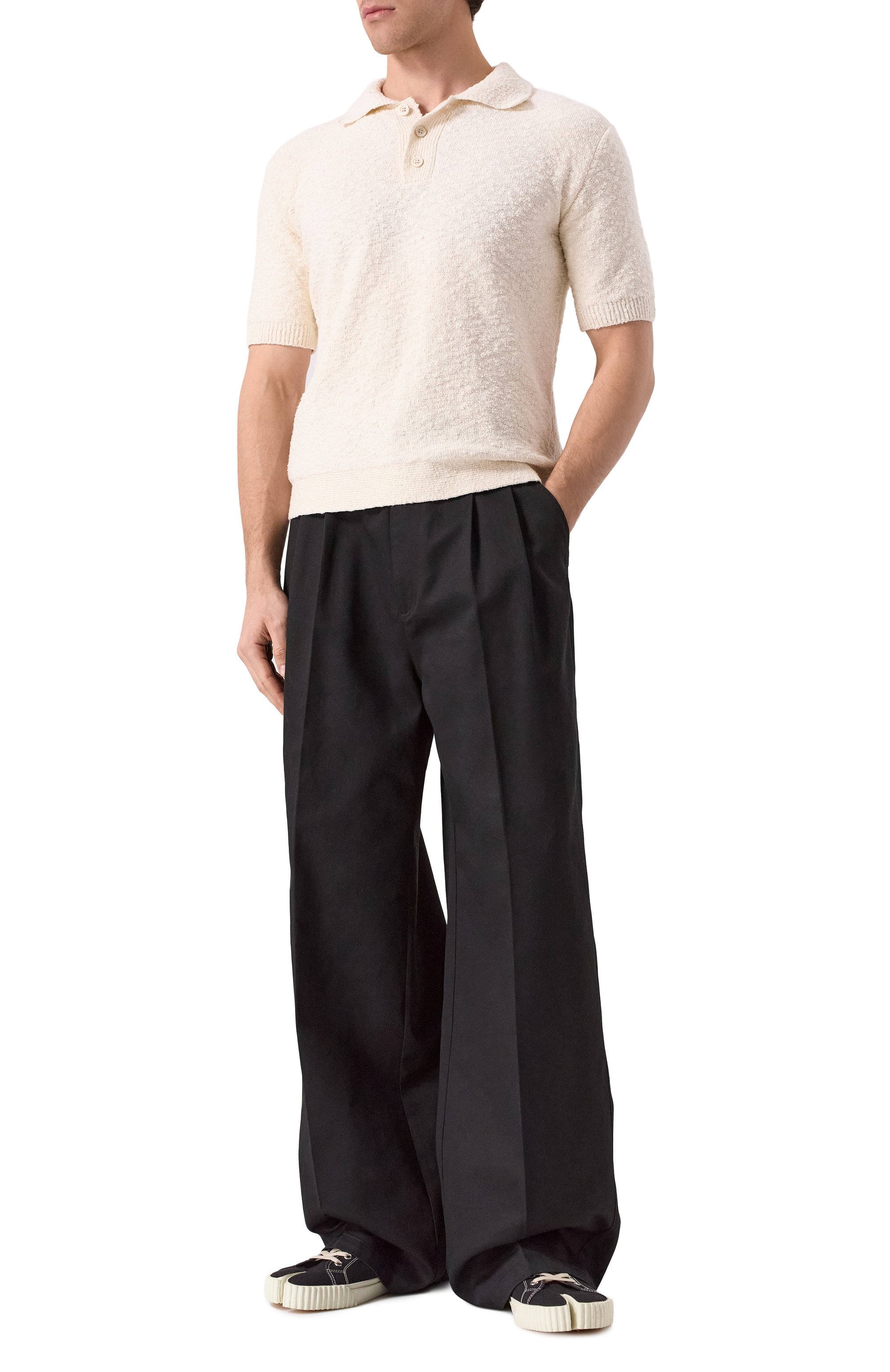 Хлопковое поло MAISON MARGIELA, арт. S51GL0043/S18197, фото 2