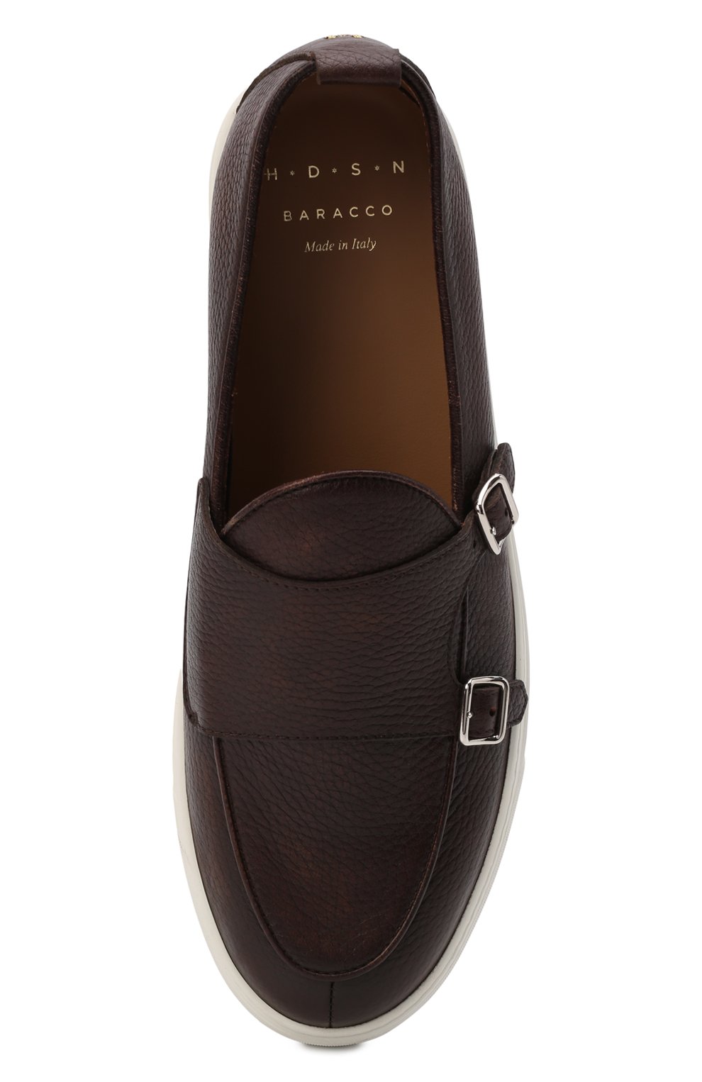 Кожаные слипоны H`D`S`N BARACCO темно-коричневого цвета по цене 46200 руб., арт. TIFF.CP.0*, фото 6 Кожаные слипоны H`D`S`N BARACCO, арт. TIFF.CP.0*, фото 6
