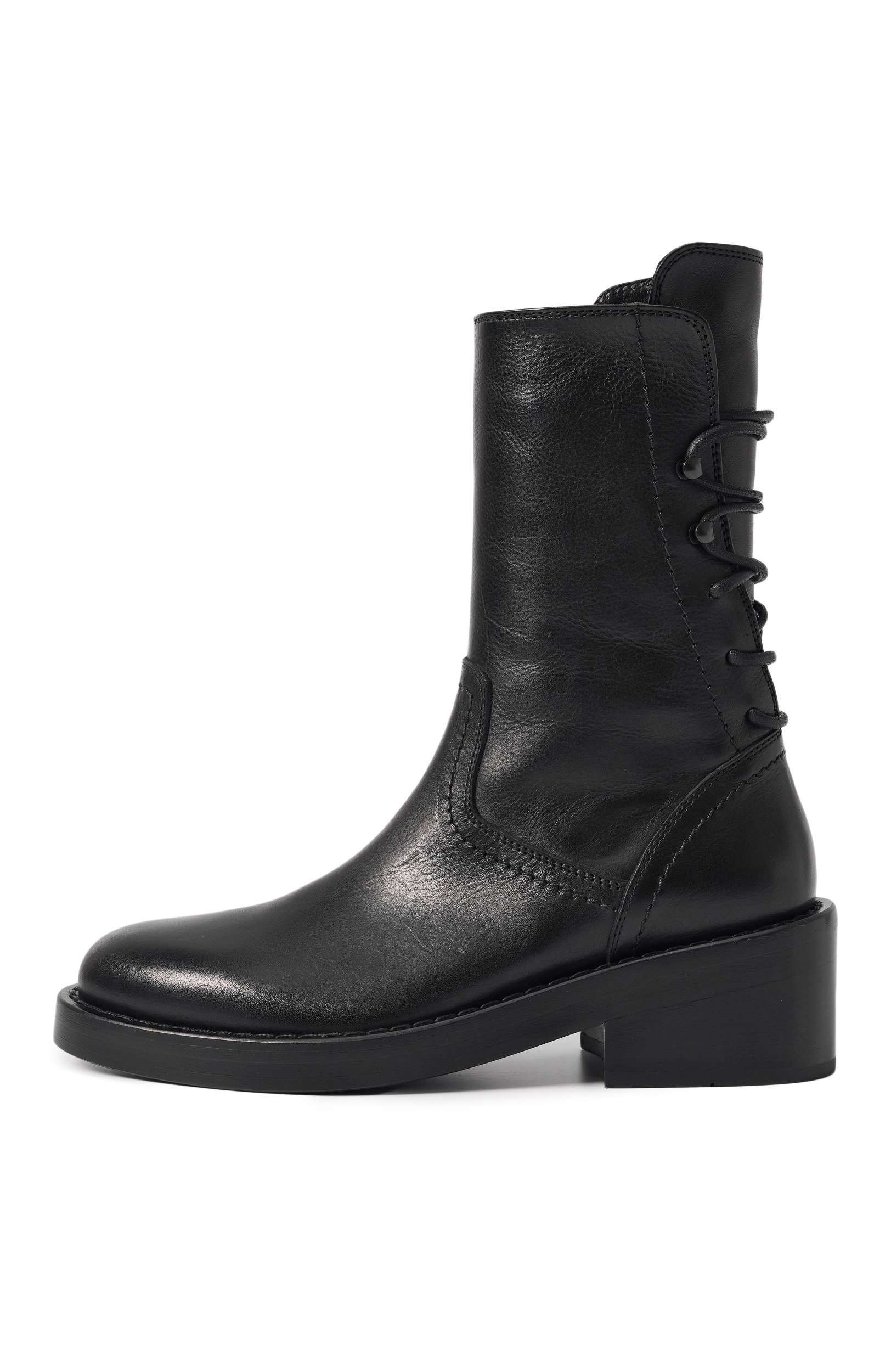 Кожаные ботинки henrica ANN DEMEULEMEESTER, арт. B0010057/LT047, фото 4