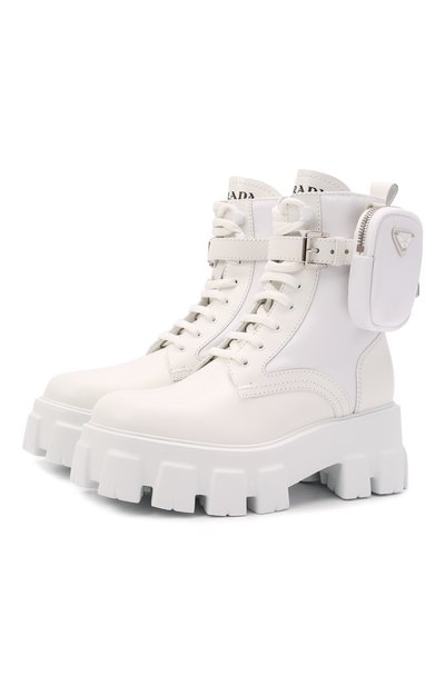 Комбинированные ботинки monolith PRADA, арт. 1T255M-3LFR-F0009-B055, фото 1