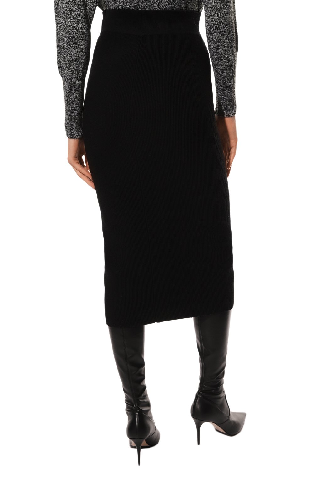 Шерстяная юбка FREEAGE, арт. FWW1910502BK, фото 4