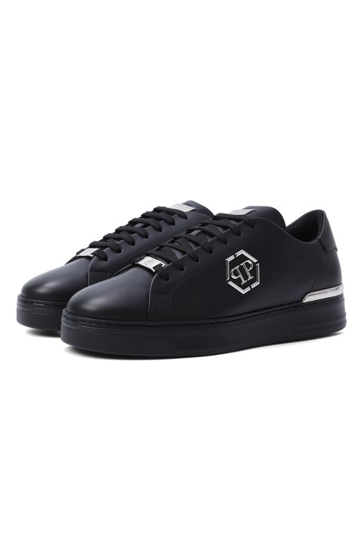 Кожаные кеды Philipp Plein FABS USC0379 PLE075N Чёрный FABS USC0379 PLE075N