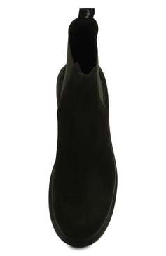 Мужские замшевые челси ALEXANDER MCQUEEN хаки цвета, арт. 586198/WHXK2 | Фото 5 (Материал внутренний: Натуральная кожа; Материал сплава: Проставлено; Материал утеплителя: Без утеплителя; Подошва: Массивная; Драгоценные камни: Проставлено; Мужское Кросс-КТ: Сапоги-обувь, Челси-обувь; Материал внешний: Замша; Статус проверки: Проверена категория)