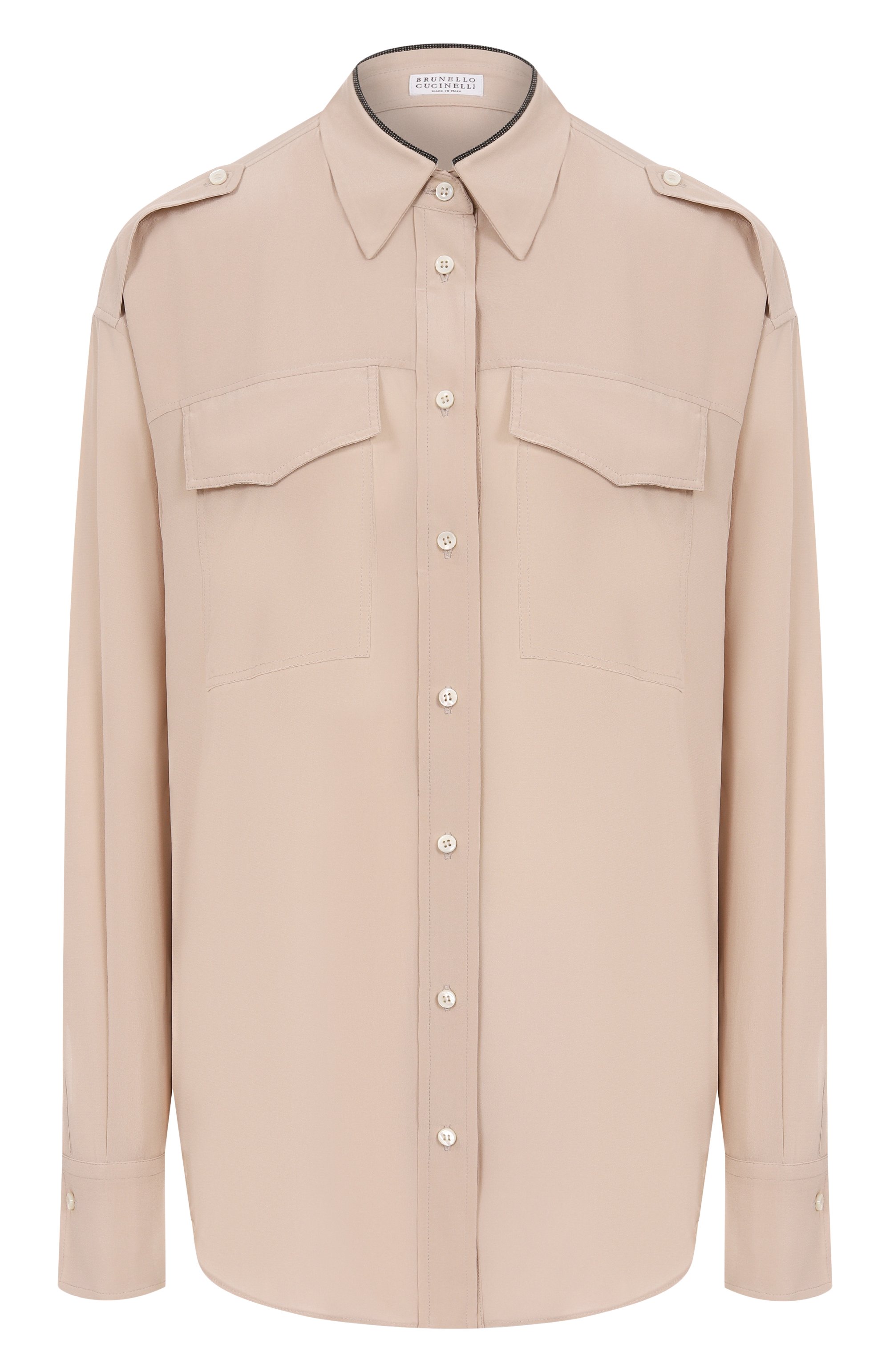 Шелковая рубашка BRUNELLO CUCINELLI, ар�т. MB993MP716, фото 1