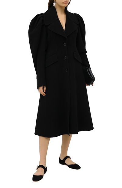 Шерстяное пальто JW ANDERSON черного цвета по цене 107500 руб., арт. C00077 PG0352, фото 2 Шерстяное пальто JW ANDERSON, арт. C00077 PG0352, фото 2