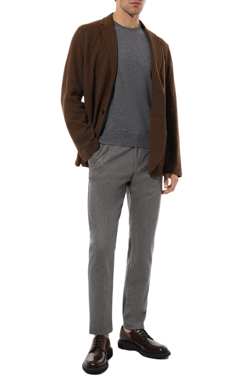 Кашемировый джемпер GRAN SASSO темно-серого цвета по цене 53550 руб., арт. 55167/15590, фото 2 Кашемировый джемпер GRAN SASSO, арт. 55167/15590, фото 2