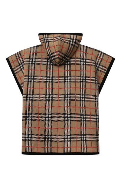 Шерстяное пончо BURBERRY, арт. 8017882, фото 2