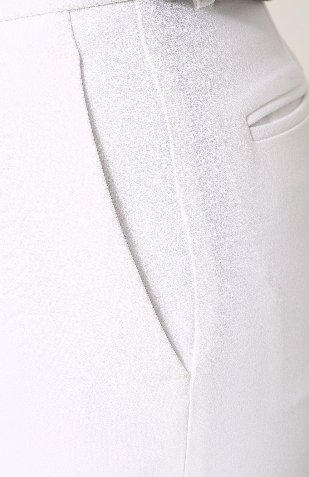 Однотонные брюки прямого кроя со стрелками MICHAEL KORS COLLECTION, арт. KRK/210AKK019, фото 5