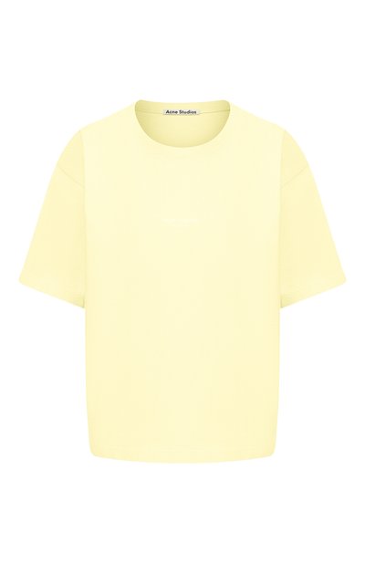 Женская хлопковая футболка ACNE STUDIOS, арт. AL0135