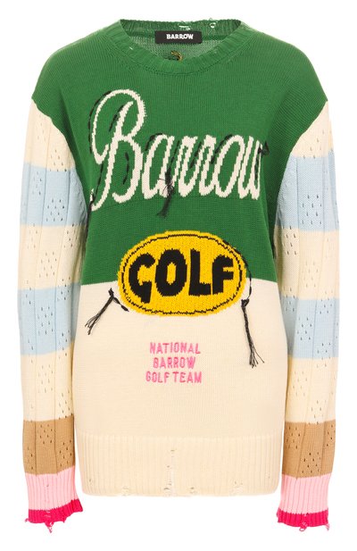 Женский хлопковый пуловер BARROW, арт. S5BWW0JP076