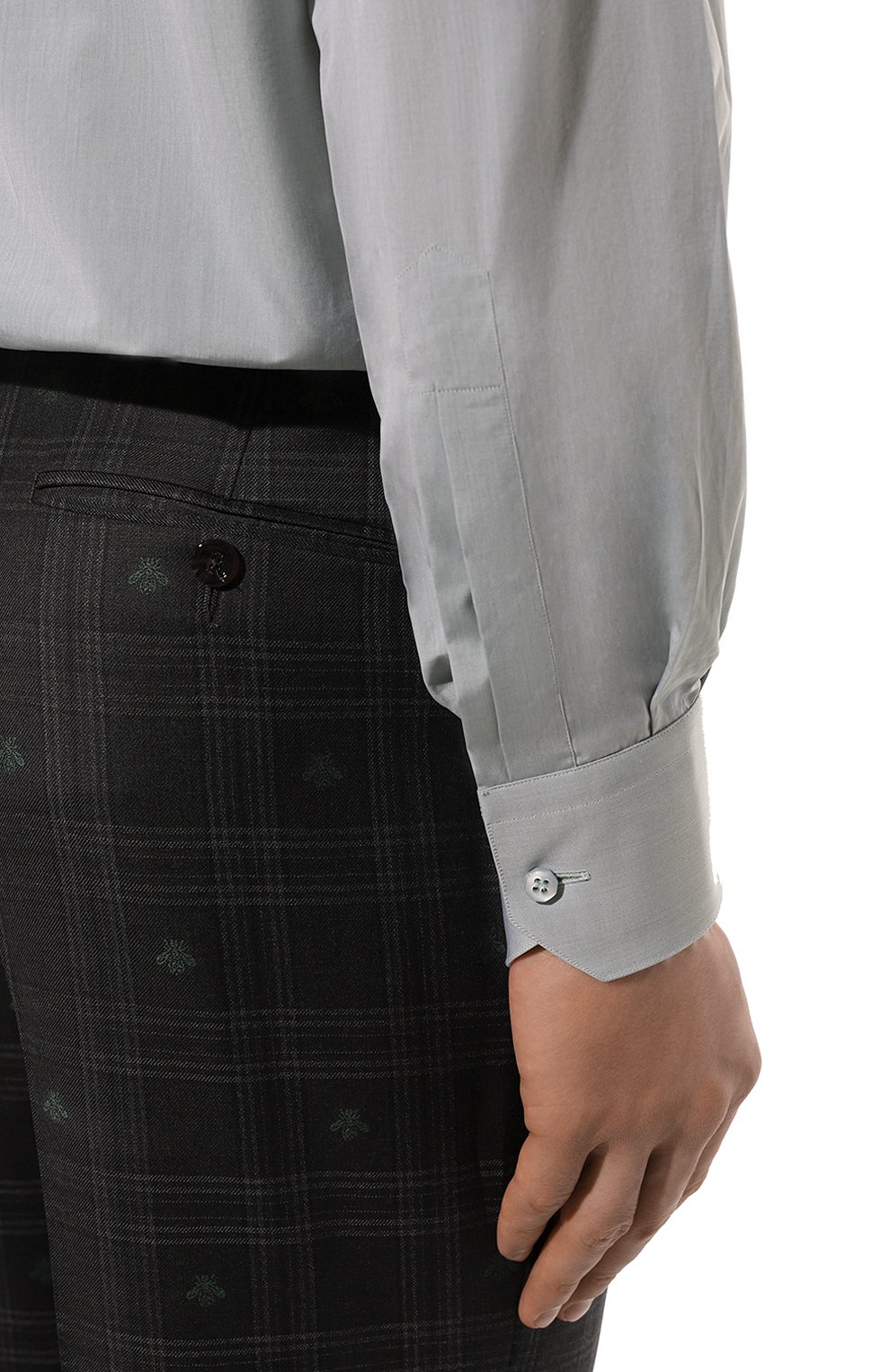 Хлопковая сорочка STEFANO RICCI, арт. MC003678/R122B, фото 6