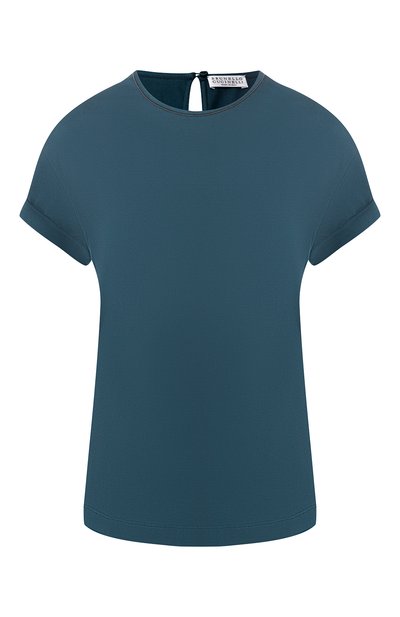 Женская хлопковая футболка BRUNELLO CUCINELLI, арт. M0045B0300