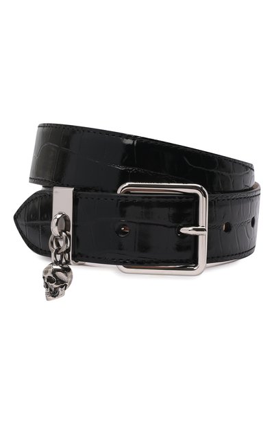 Кожаный ремень ALEXANDER MCQUEEN, арт. 687078/1HB0Y, фото 1