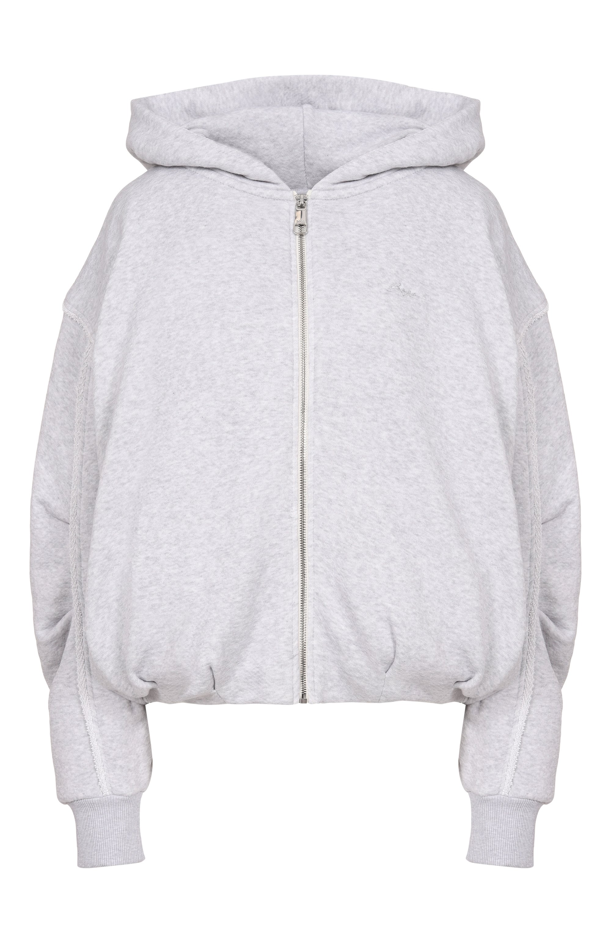 Хлопковая толстовка BOSS ORANGE серого цвета по цене 23350 руб., арт. 50554266, фото 1 Хлопковая толстовка BOSS ORANGE, арт. 50554266, фото 1