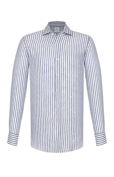 Мужская рубашка изо льна и лиоцелла FINAMORE 1925, арт. GAETE 1 LUIGI Z L/P6044