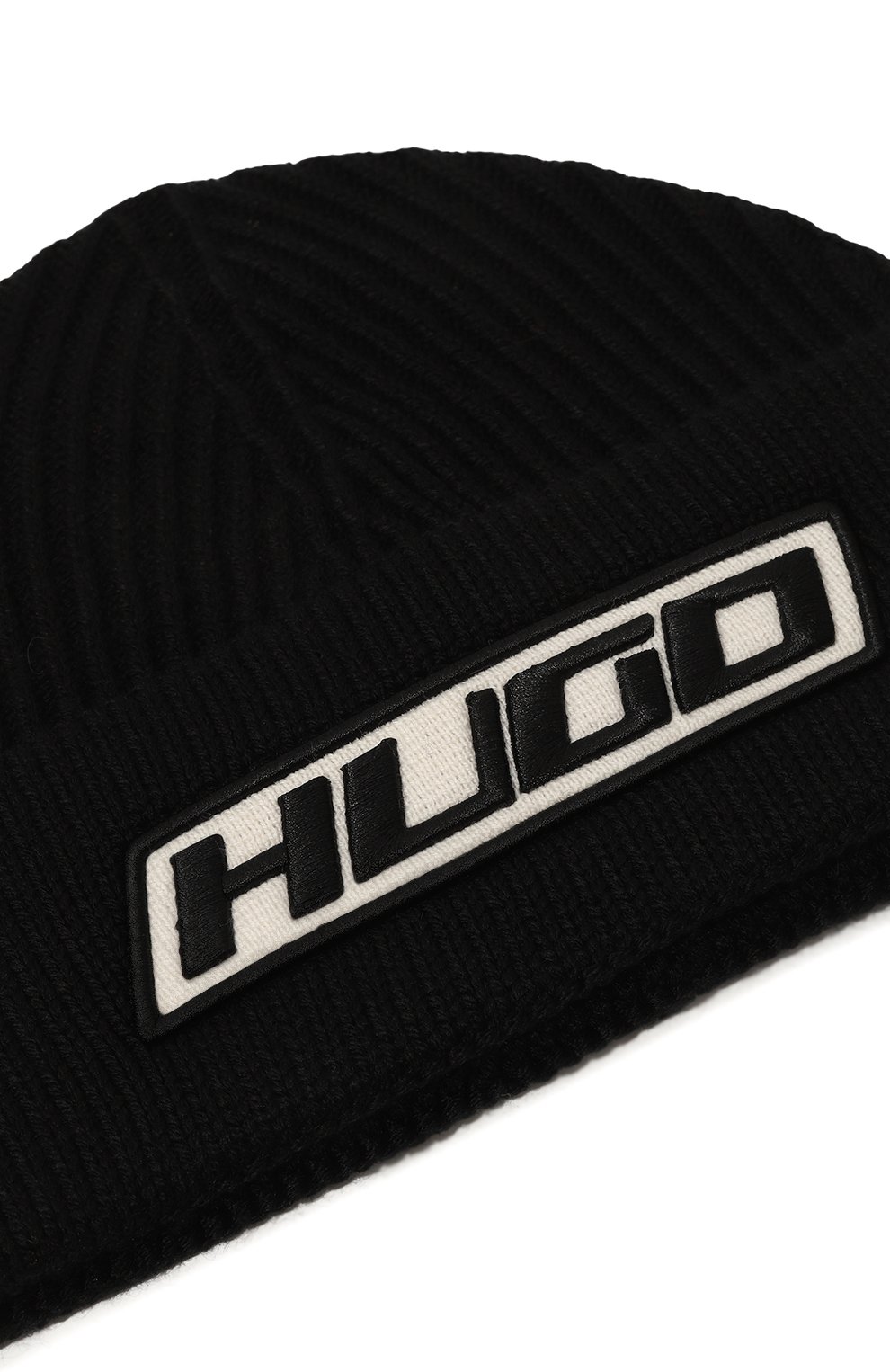 Шапка HUGO черного цвета по цене 8000 руб., арт. 50508460, фото 3 Шапка HUGO, арт. 50508460, фото 3