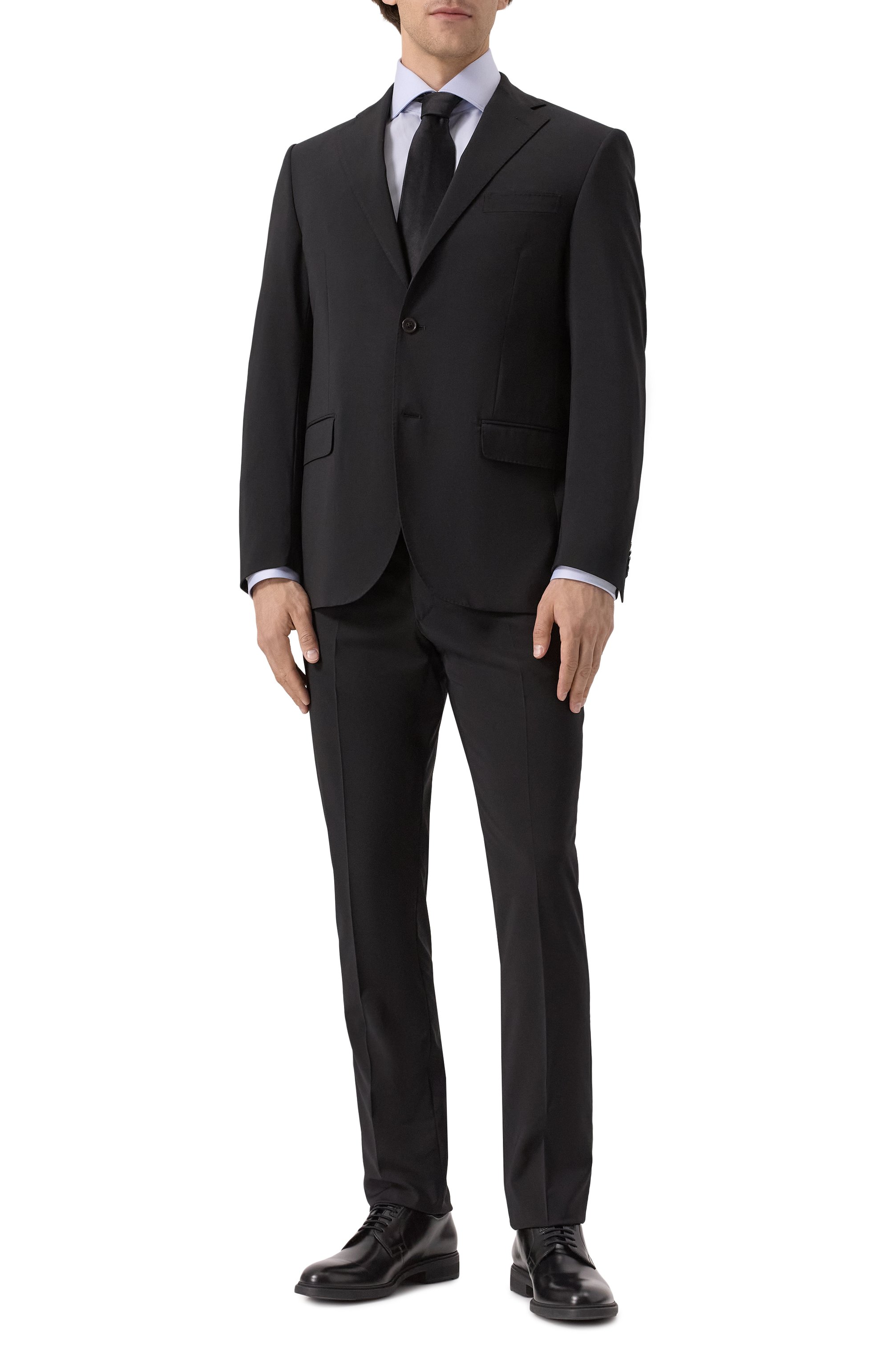 Хлопковая сорочка VAN LAACK голубого цвета по цене 25800 руб., арт. VL-RIVARA-SFN/132241/720, фото 2 Хлопковая сорочка VAN LAACK, арт. VL-RIVARA-SFN/132241/720, фото 2