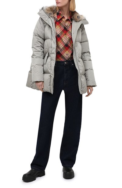 Пуховик LEMPELIUS серого цвета по цене 112500 руб., арт. 3000/275RS25, фото 2 Пуховик LEMPELIUS, арт. 3000/275RS25, фото 2