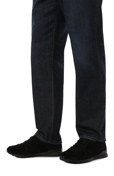 Замшевые кроссовки KITON, арт. USSA114N0097701, фото 3