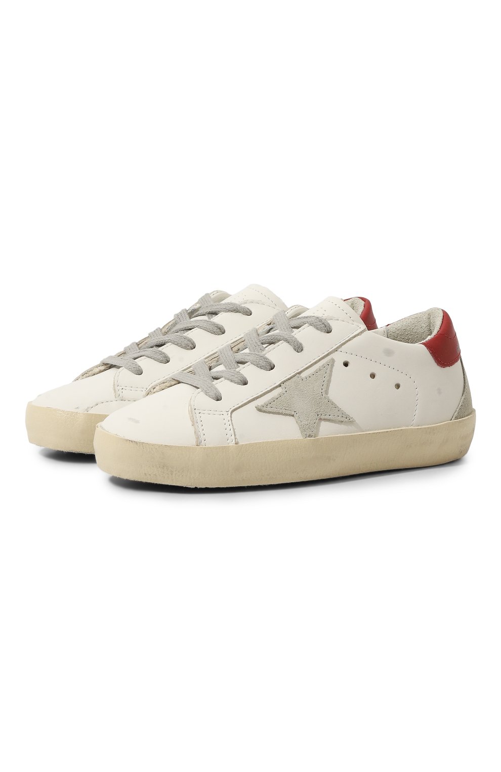 Кожаные кеды super-star GOLDEN GOOSE DELUXE BRAND, арт. GYF00102.F004338, фото 1