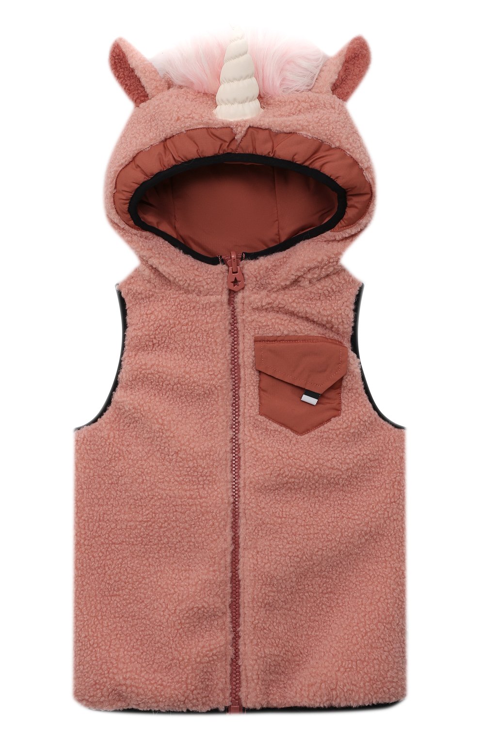 Флисовый жилет WEEDO розового цвета по цене 11640 руб., арт. UNIFLVTmmr, фото 1 Флисовый жилет WEEDO, арт. UNIFLVTmmr, фото 1