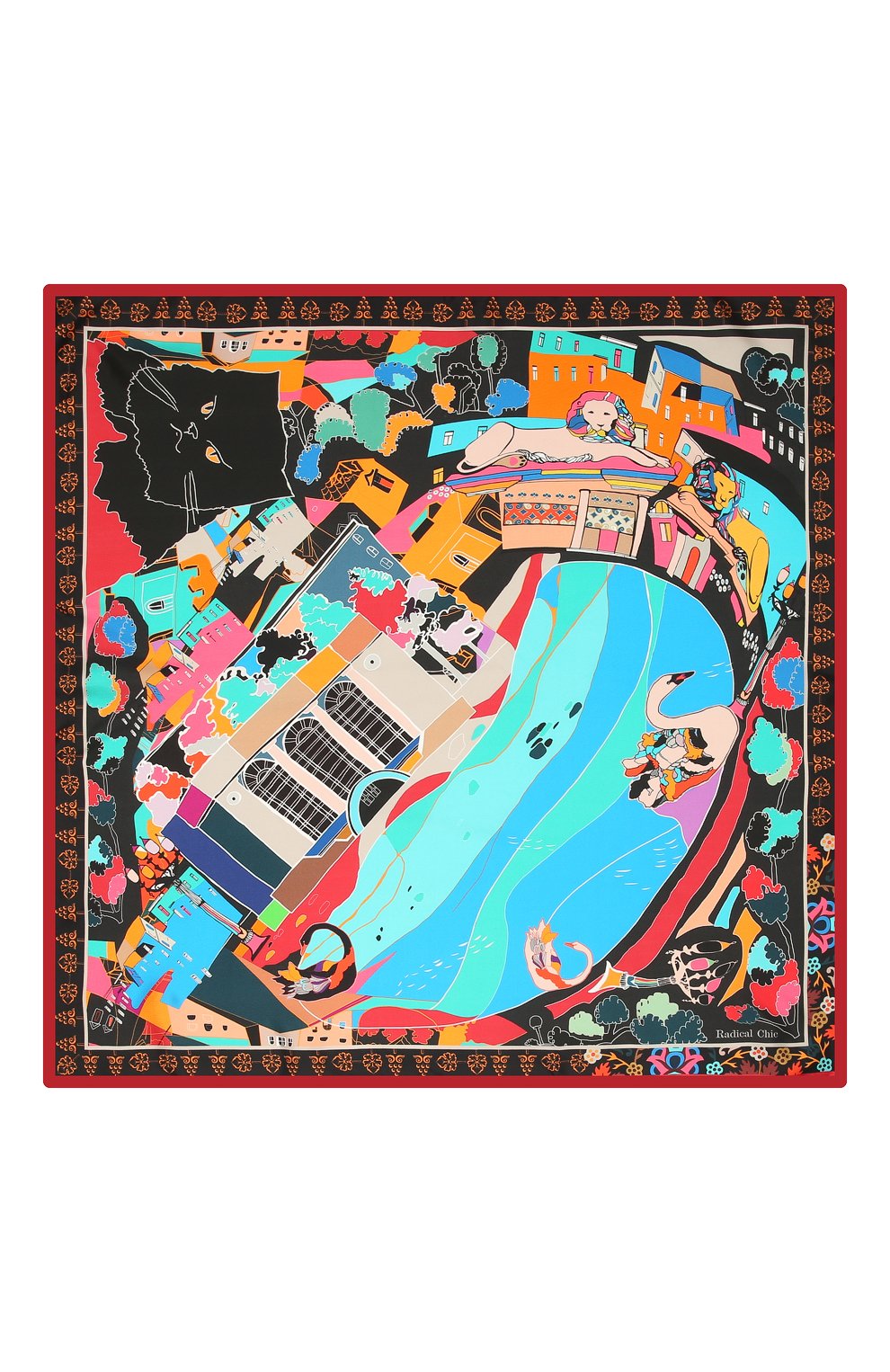 Шелковый платок patriarch's ponds RADICAL CHIC, арт. 212323.07.02, фото 4