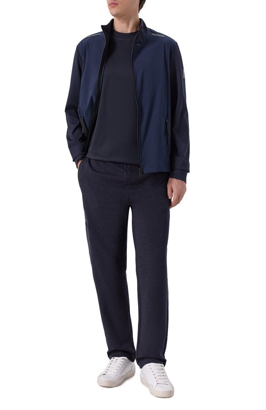 Футболка из лиоцелла и хлопка Emporio Armani EM002963/AF10761 Синий  EM002963/AF10761 Фото 2