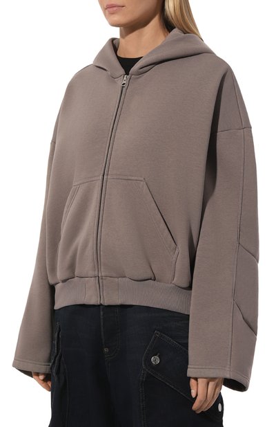 Хлопковая толстовка MM6 бежевого цвета по цене 49950 руб., арт. S52GU0215/S25624, фото 3 Хлопковая толстовка MM6, арт. S52GU0215/S25624, фото 3