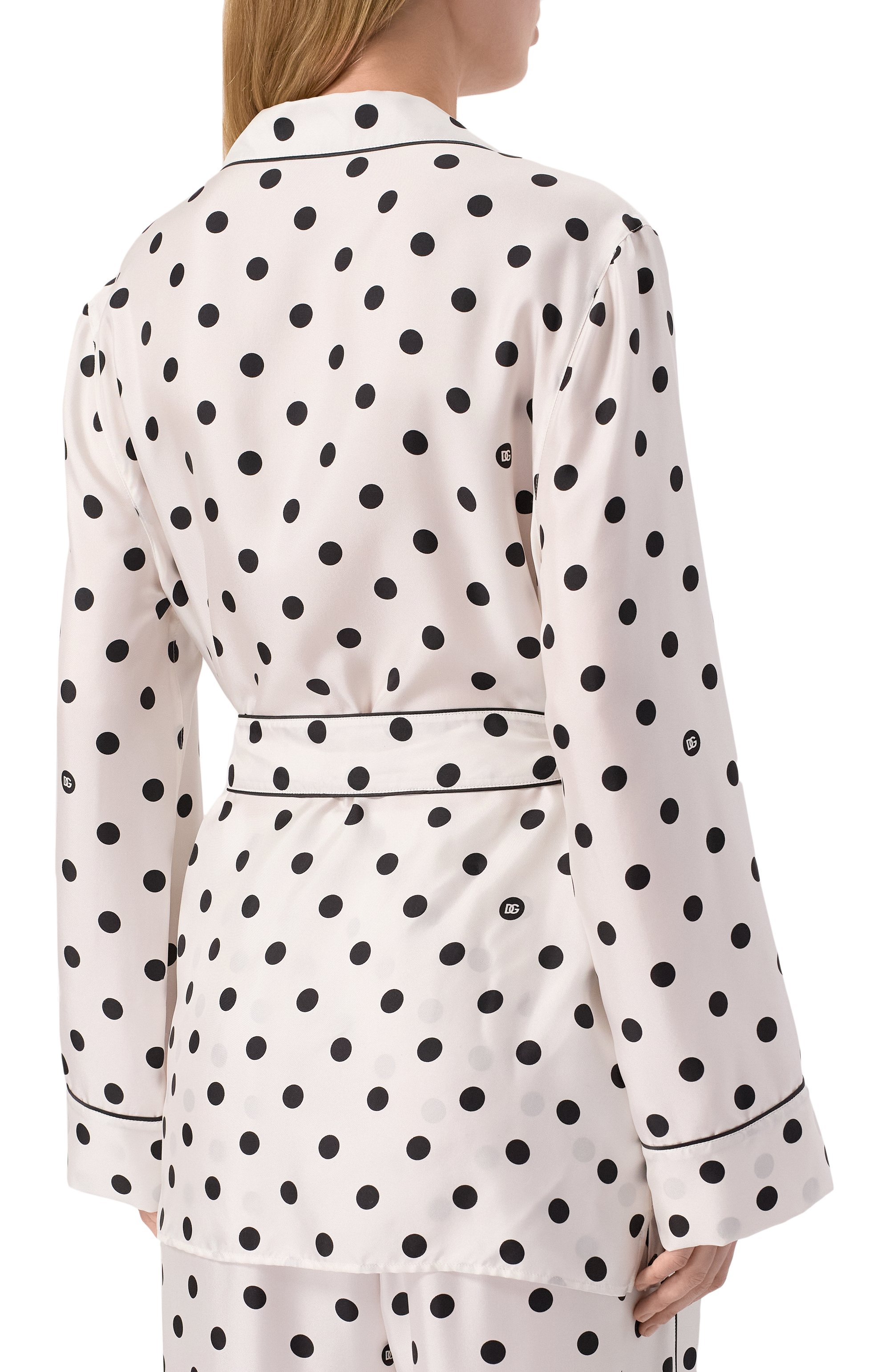 Шелковая блузка DOLCE & GABBANA, арт. F5I89T/IS1VI, фото 4